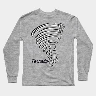 the black tornado Long Sleeve T-Shirt